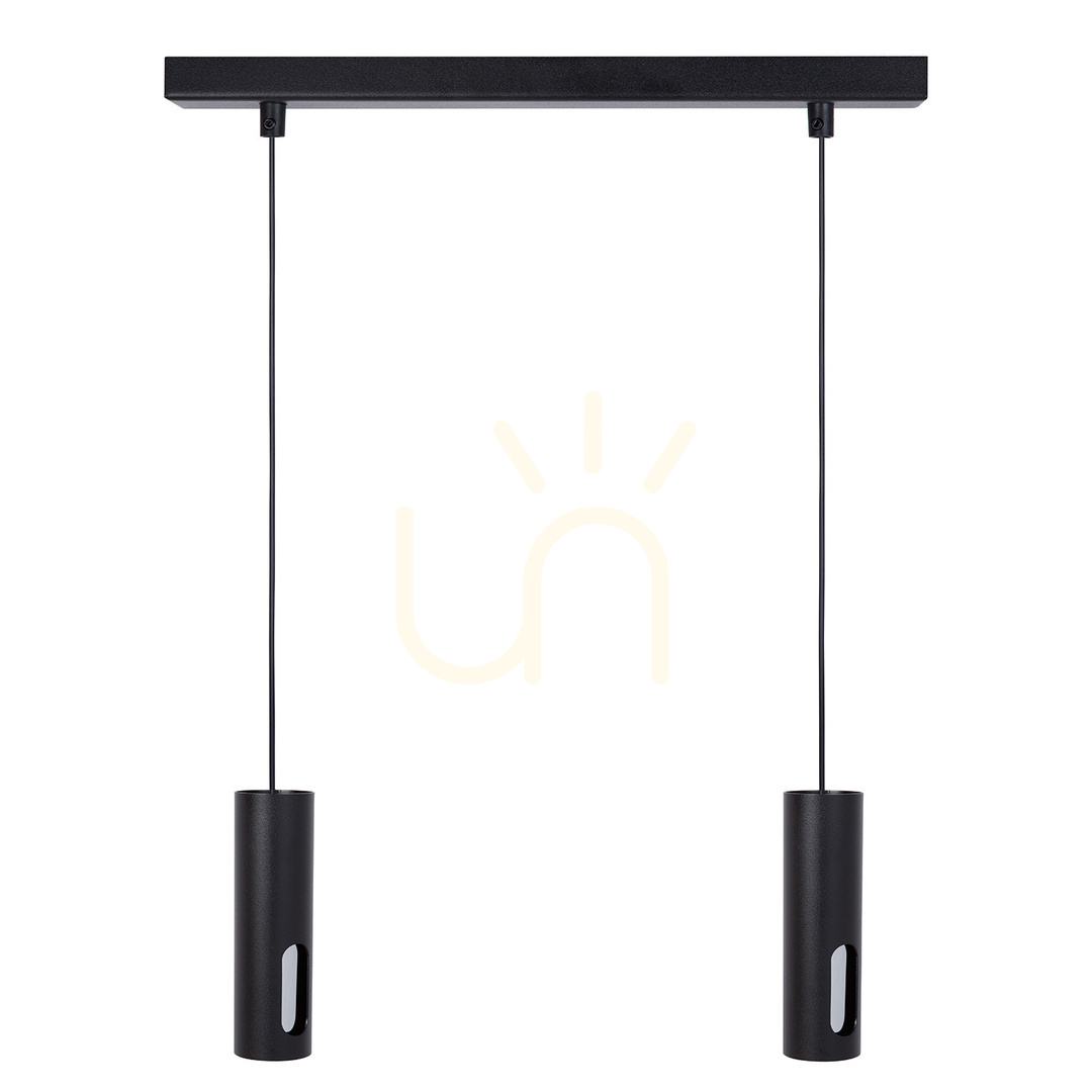 Sigma FLOW Pendant Light 2x GU10 Black/Silver 41212