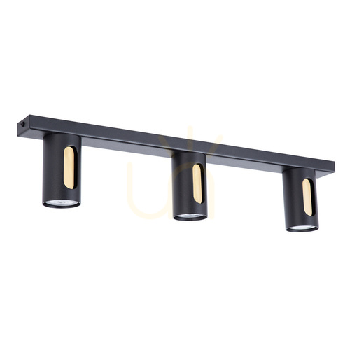 Check Plafon Sigma FLOW 3 Black/Gold GU10 60 cm 41218