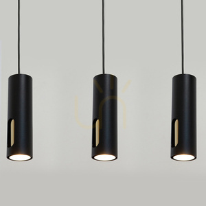 Pendant Lamp Sigma FLOW 3 Black Gold GU10 60 cm SKU 41221 small 1