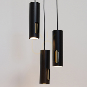 Sigma FLOW 3 Pendant Light Black/Gold GU10 41222 1 Sigma FLOW 3 Pendant Light Black/Gold GU10 41222 small 1