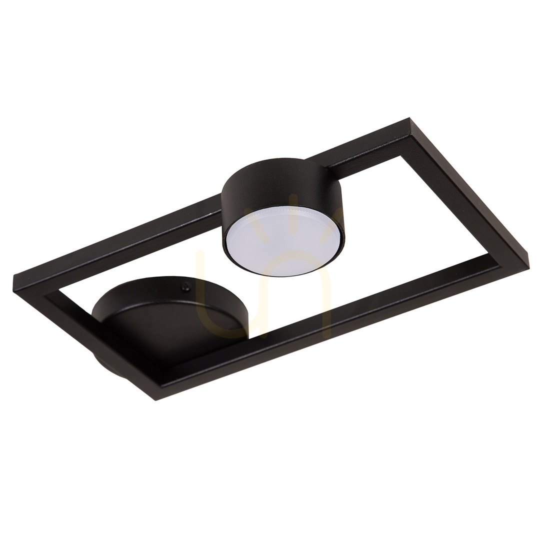Lampa sufitowa Sigma FRAME 1 czarna GX53 12W 41276