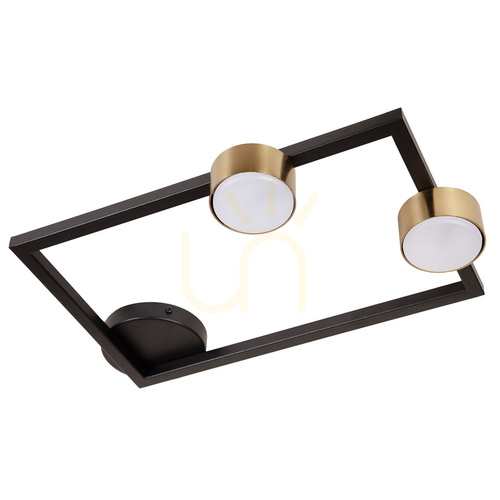 Check Plafon Sigma FRAME 2 black gold 48 cm 41283