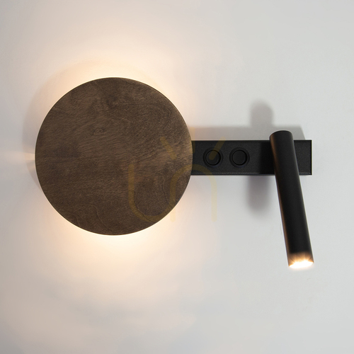 Check Sigma HOTEL MOOD Black Brown Wall Lamp 2x G9 41 cm 41364