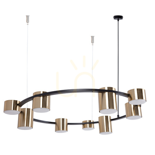 Check Chandelier Sigma KODO 9 Black Gold 41332