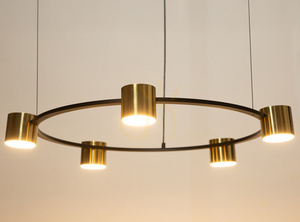Chandelier Sigma Kodo 5-Light Black Gold 72 cm SKU 41329 small 1