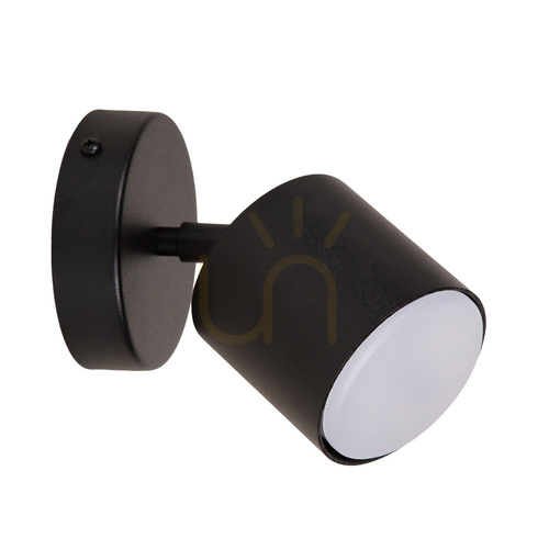 Check Plafon Sigma MILA 1 czarny GX53 12W stal 41340