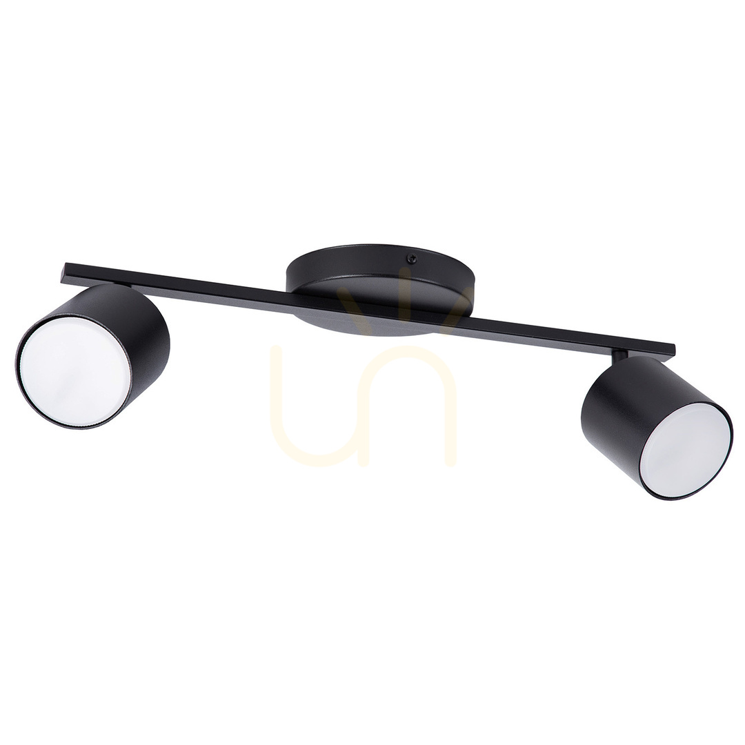Plafon Sigma MILA 2 czarny GX53 12W stal malowana 41341