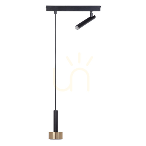 Check Pendant Light Sigma STAMP Black Gold 2x GX53 30 cm SKU 41252
