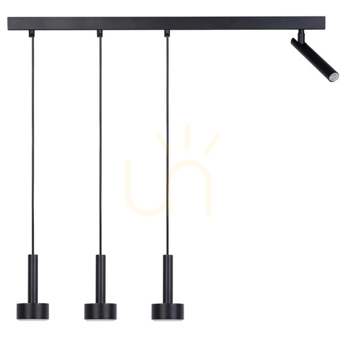 Check Pendant Light Sigma STAMP Black 4x GX53 80 cm 41246