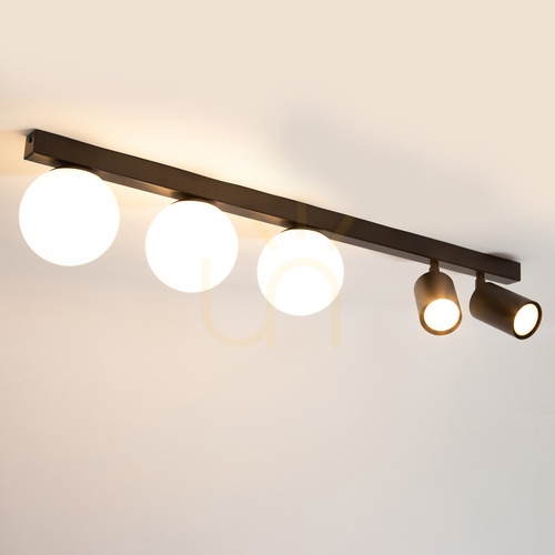Check Ceiling Light Sigma TAVIRA Black 5x G9 80 cm SKU 41262