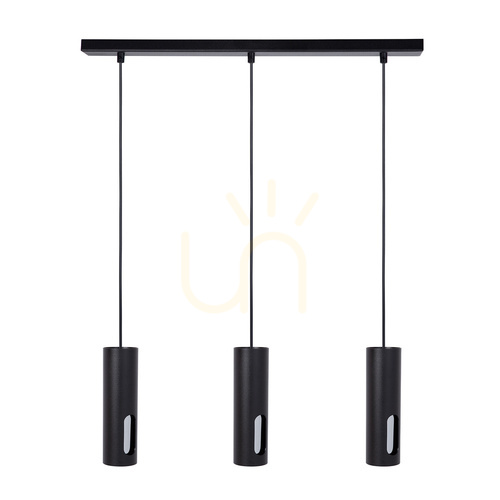 Check Sigma FLOW 3 Pendant Light Black Silver GU10 60 cm SKU 41213