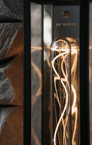 Phenomenal outdoor wall lamp FREJA E27 - black IP44 1980BL - NORLYS small 3
