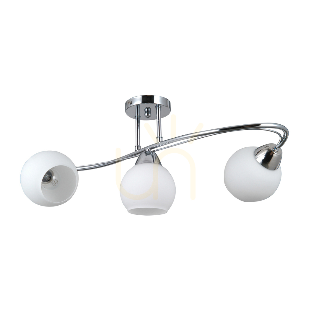 Italux Pendant Light Chrome White 3xE27 PND-40692-3-CH