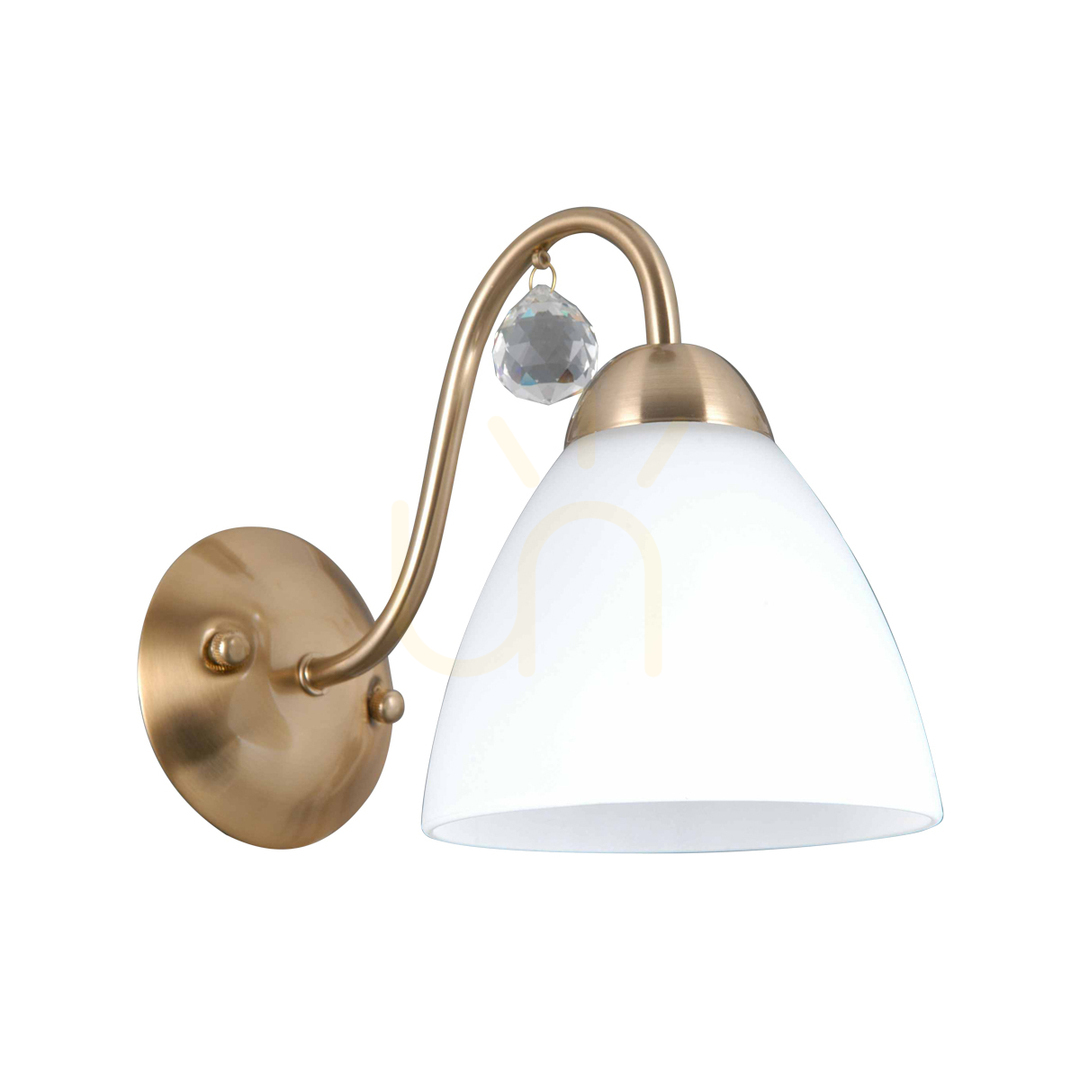 Italux Wall Sconce White Chrome E27 24 cm WL-5643-1-HBR