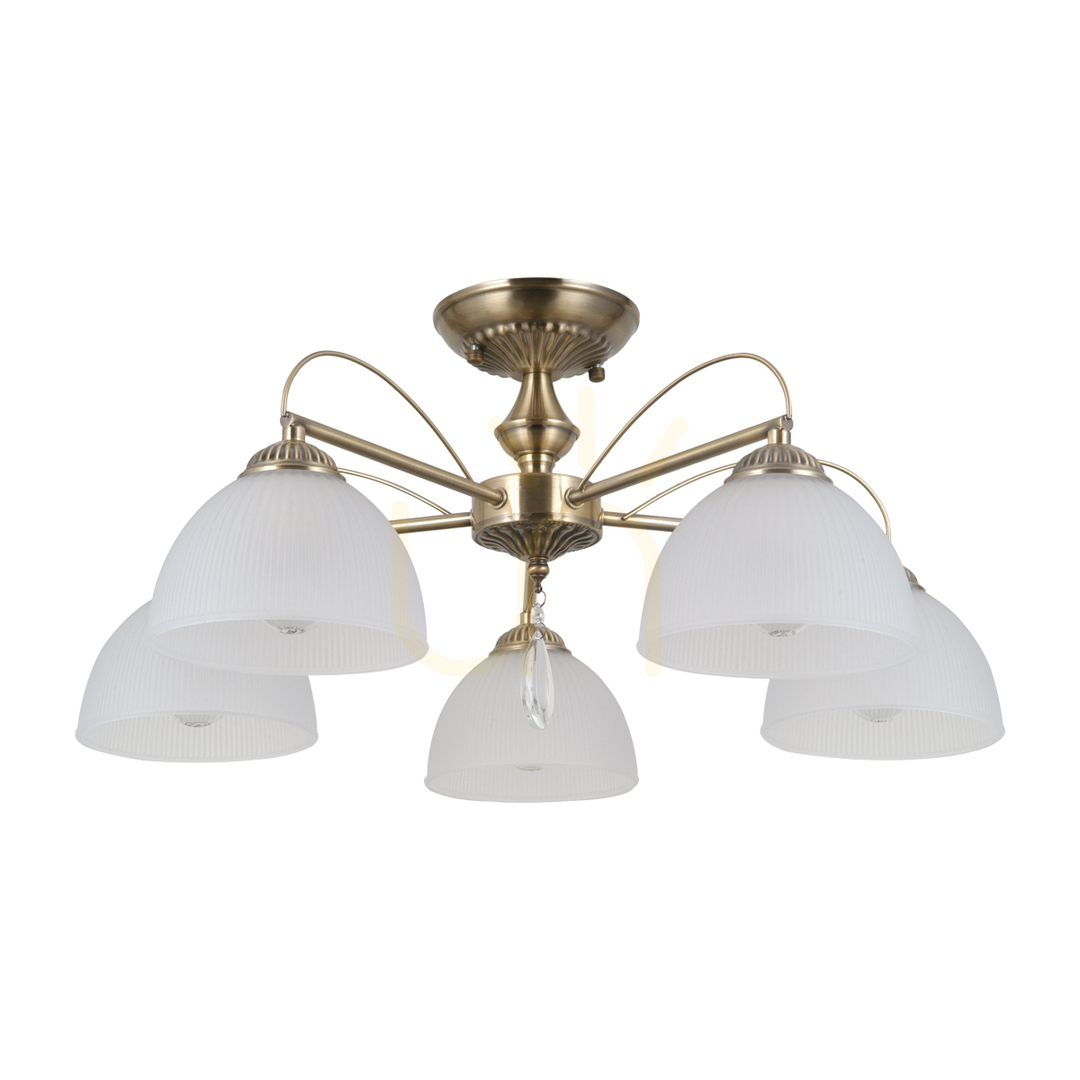 Italux Brass 5-Light E27 Pendant Lamp 60 cm PND-40623-5-AB