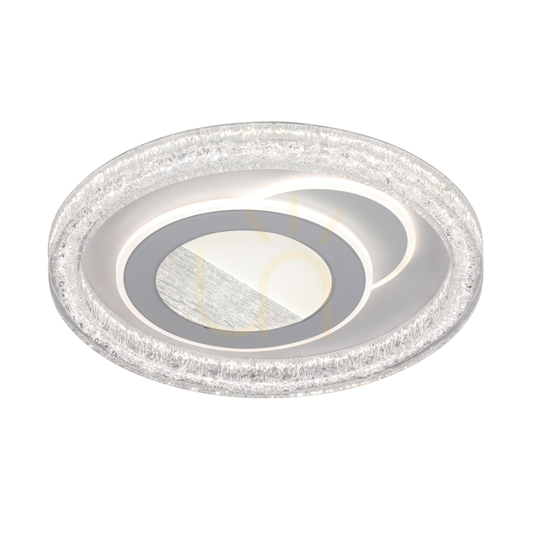 Italux Tempio LED Plafon White 50 cm Dimmable Remote Control PLF-54182R-WH