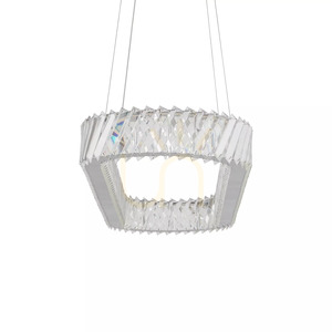 Nowodvorski LUXORA OVAL LED 11707 crystal chandelier nickel 40 W 120 cm small 4