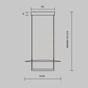 Maytoni AMBIENCE LED Pendant Light Black 60 cm MOD280PL-L30B3K1 small 8