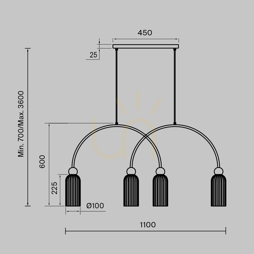 Preview ANTIC pendant lamp MOD302PL-04GR Maytoni ANTIC pendant lamp MOD302PL-04GR Maytoni