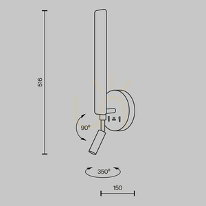 COMBO wall lamp MOD214WL-L8W3K1 Maytoni small 9