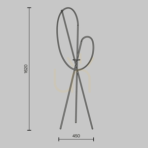 CROCHET floor lamp MOD369FL-L36BS3K Maytoni small 10