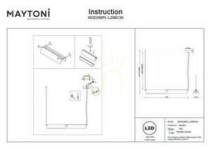 FLAT pendant lamp MOD296PL-L20BC3K Maytoni small 7