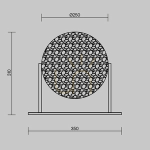 MANGATA MOD387TL-L8CH3K table lamp Maytoni small 13