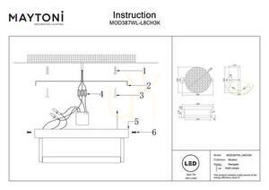 MANGATA MOD387WL-L8CH3K wall lamp Maytoni small 10