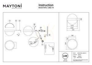 Wall lamp MISTERIO MOD379WL-L6B2.7K Maytoni small 12