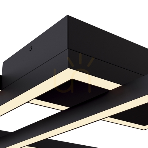 Check Maytoni Rida MOD016CL-L80BK black LED ceiling light 78W 2872/2876lm CCT 3000/4000K 78cm