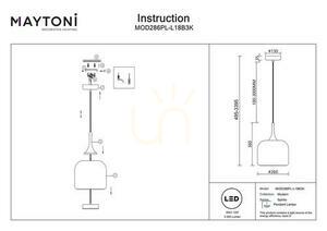 SPIRITO MOD286PL-L18B3K pendant lamp Maytoni small 11