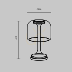 SPIRITO MOD286TL-L18B3K table lamp Maytoni small 10