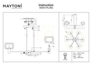 VISION pendant lamp MOD411PL-06G Maytoni 9 VISION pendant lamp MOD411PL-06G Maytoni small 9