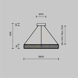 KRONE pendant lamp P097PL-L36BS3K1 Maytoni small 10