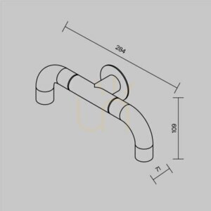 SLEEK outdoor wall lamp O477WL-L4GF3K IP65 Maytoni small 8