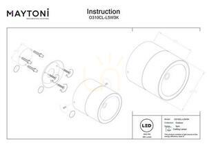 SPIN O310CL-L5W3K outdoor plafonds IP54 Maytoni 7 SPIN O310CL-L5W3K outdoor plafonds IP54 Maytoni small 7