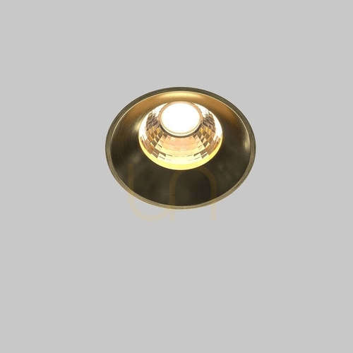 Check ROUND recessed luminaire DL058-12W3K-TRS-BS Maytoni