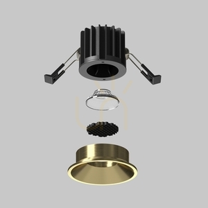 ROUND recessed luminaire DL058-7W3K-BS Maytoni small 5