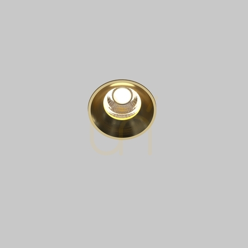 Check ROUND recessed luminaire DL058-7W3K-TRS-BS Maytoni