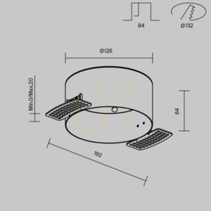 Accessories for DLA032-TRS12-W Maytoni Maytoni recessed lamp small 7