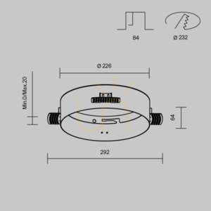 Accessories for DLA032-TRS24-W Maytoni Maytoni recessed lamp small 7