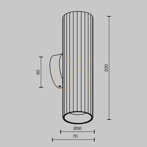 Maytoni Calipso White Aluminum Wall Lamp C106WL-02-GU10-W small 5