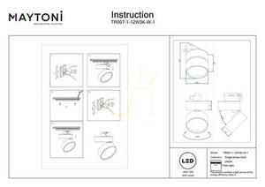 ONDA TR007-1-12W3K-W-1 busbar spotlight Maytoni small 3