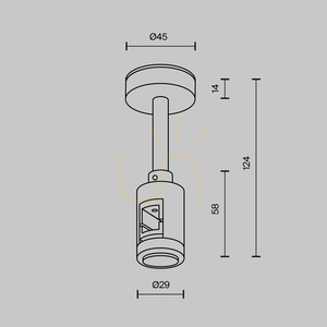 FLARITY TRA156C-B1-BS busbar connector Maytoni small 4