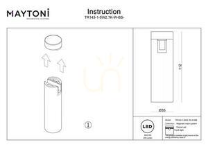 FOCUS LED bus light TR143-1-5W2.7K-W-BS-DE Maytoni small 7