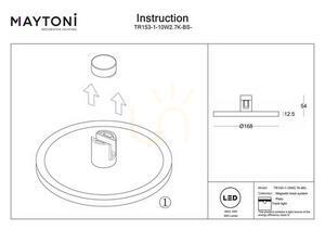 PLATO TR153-1-10W2.7K-BS-DE bus light Maytoni small 7