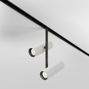 ELTI DUO busbar spotlight TR005-2-2X12W3K-BW Maytoni small 0