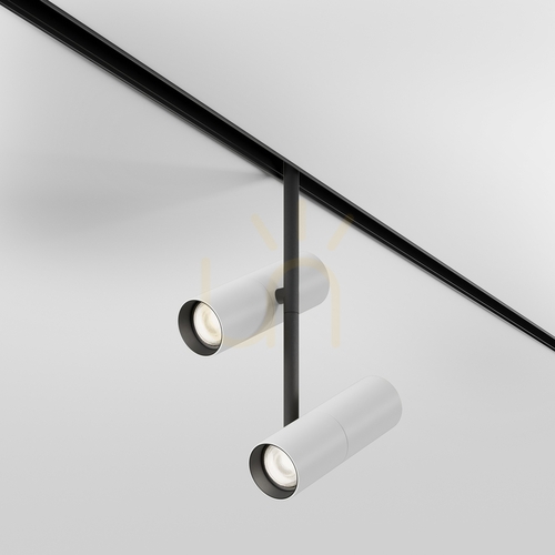 Check ELTI DUO busbar spotlight TR005-4-2X12W-DS-BW Maytoni