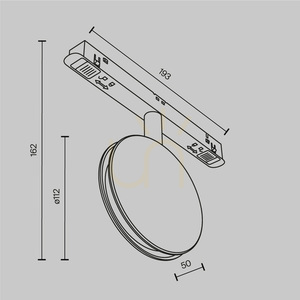OUTLINE rail lamp TR090-2-6W3K-B Maytoni small 9