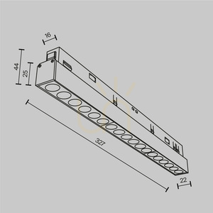 POINTS rail lamp TR031-4-18WTW-DD2-W Maytoni small 7